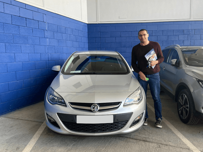 Receiving their new car