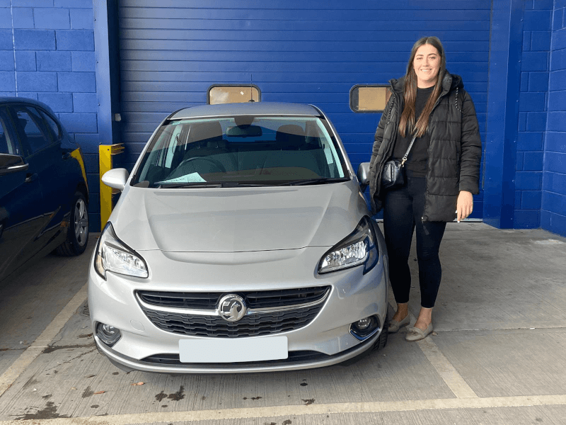 Receiving their new car