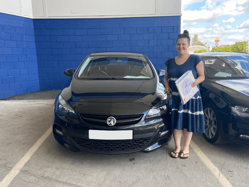 Receiving their new car