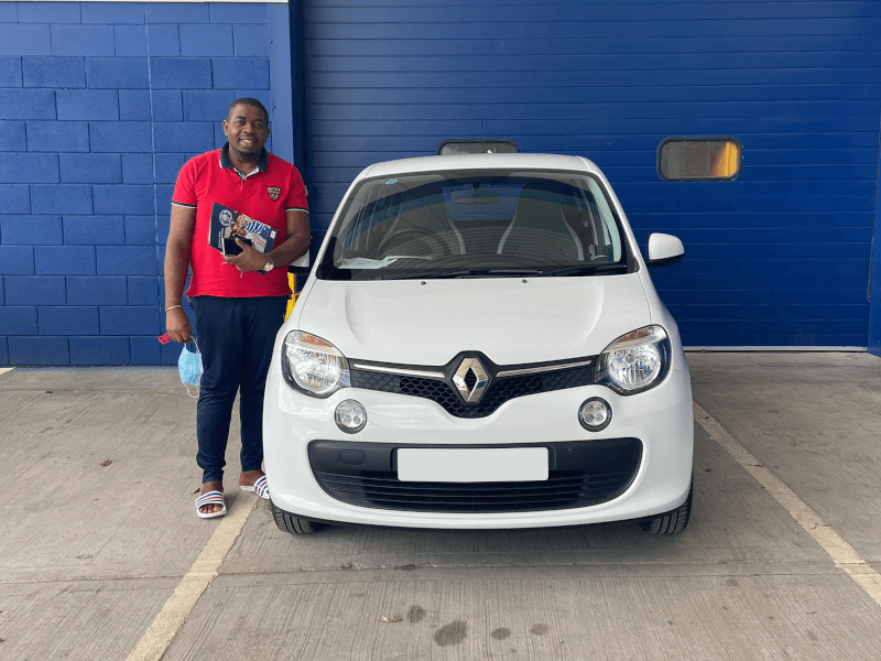 Receiving their new car